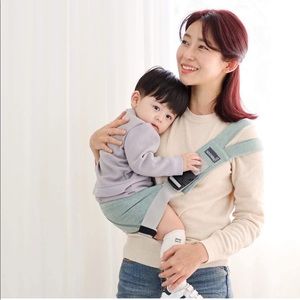 GOOSEKET Toddler Swing / cotton baby carrier / compact hip seat / up to 44 lbs